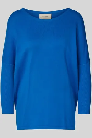 Freequent Sweter z dzianiny z rękawem o dł. 3/4 model ‘JONE’