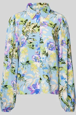Y.A.S Bluzka o kroju regular fit z fakturowanym wzorem model ‘ASINA’