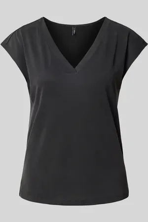 ONLY T-shirt o kroju comfort fit z mieszanki modalu model ‘FREE’