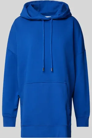 Marc O’ Polo Bluza o kroju oversized z czystej bawełny z kapturem i bocznymi rozcięciami