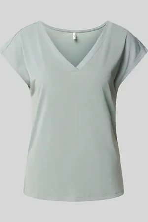ONLY T-shirt o kroju comfort fit z mieszanki modalu model ‘FREE’