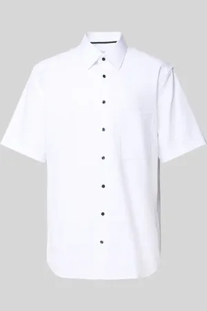 ETERNA Koszula biznesowa o kroju comfort fit z rękawem o dł. 1/2