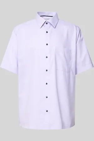 ETERNA Koszula biznesowa o kroju comfort fit z rękawem o dł. 1/2