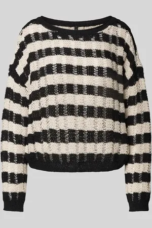 ONLY Sweter fit o pudełkowym kroju z ażurowej dzianiny model ‘CAPRI’