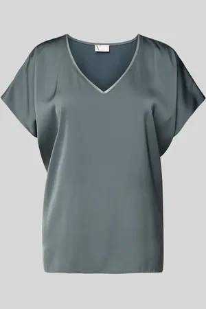 Vera Mont Bluzka o kroju regular fit z dekoltem w serek