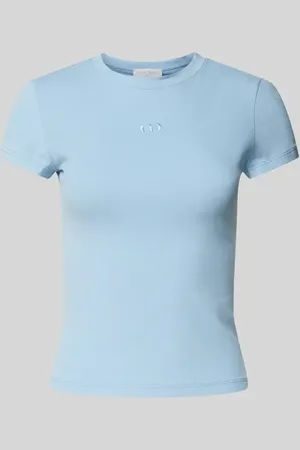 Lena Gercke T-shirt z wyhaftowanym logo — LeGer Studio Kollektion