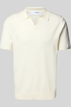 SELECTED Koszulka polo z dekoltem w serek model ‘TELLER’