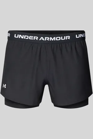 Under Armour Szorty o kroju regular fit z elastycznym pasem z logo model ‘Tech Play Up’