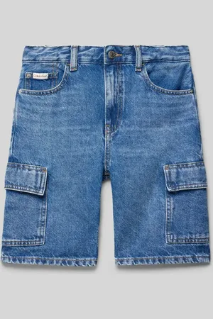 Calvin Klein Szorty jeansowe z czystej bawełny