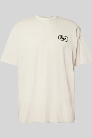 Hugo Blue T-shirt z wyhaftowanym logo model ‘Nampie’