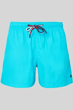 McNeal Spodenki kąpielowe o kroju relaxed fit z wyhaftowanym logo