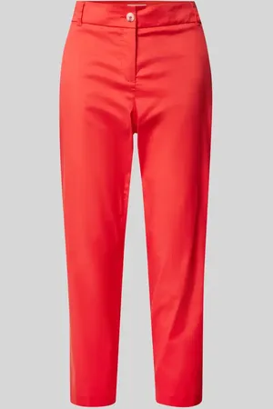 Christian Berg Chinosy o skróconym kroju tapered fit