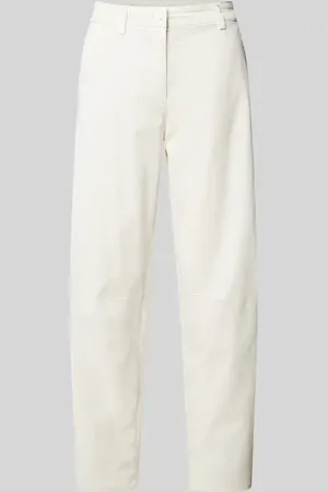 Cambio Spodnie o skróconym kroju tapered fit model ‘EVE’