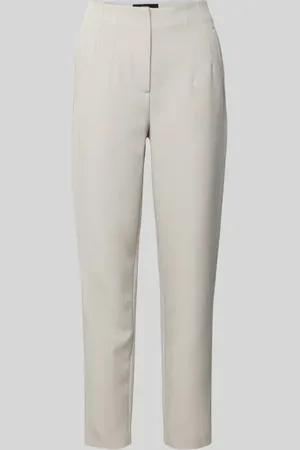 VERO MODA Spodnie materiałowe o kroju tapered fit z wysokim stanem model ‘LINA’