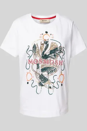 Mos Mosh T-shirt z nadrukiem z logo model ‘HALLIN’