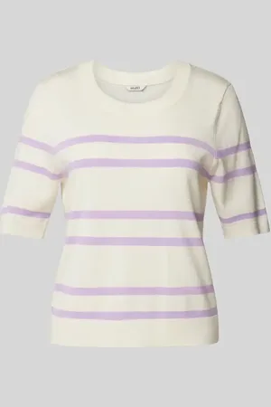mbyM Sweter z dzianiny z okrągłym dekoltem model ‘Carla’