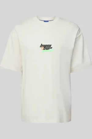 Hugo Blue T-shirt z nadrukiem z logo model ‘Nerperi’