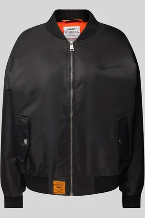 original bombers Bomberka o kroju oversized z wyhaftowanym logo
