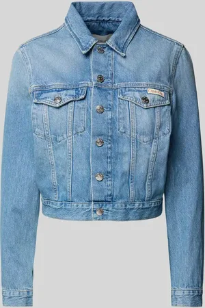 Calvin Klein Kurtka Trucker Jacket z naszywką z logo