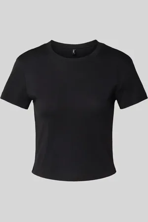 ONLY T-shirt o kroju slim fit z czystej bawełny model ‘ELINA’