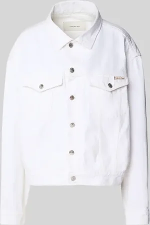 Calvin Klein Kurtka jeansowa z naszywką z logo