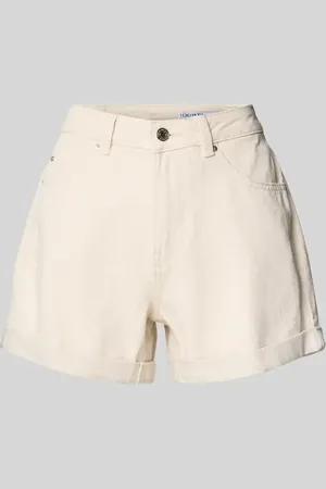 VERO MODA Szorty jeansowe o kroju relaxed fit z mieszanki bawełny model ‘ZURI’