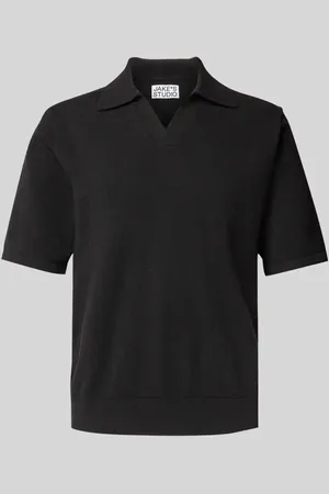 Jake*s Koszulka polo z fakturowanym wzorem