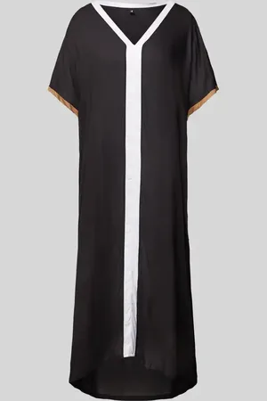 HUGO BOSS Sukienka plażowa z dekoltem w serek model ‘ CODES COVER UP’