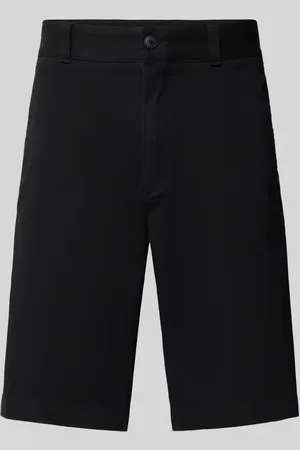Hugo Blue Bermudy o kroju regular fit z kieszeniami z tyłu model ‘Dante’