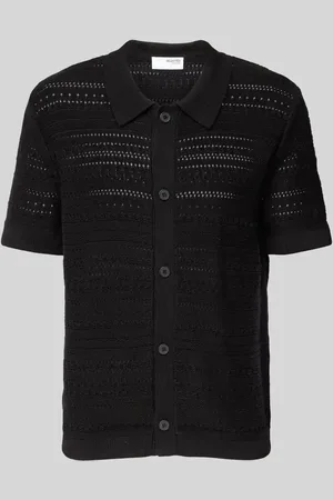 SELECTED Koszula casualowa o kroju regular fit z kołnierzykiem polo model ‘PALO’