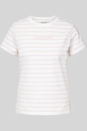 Guess T-shirt z wyhaftowanym logo