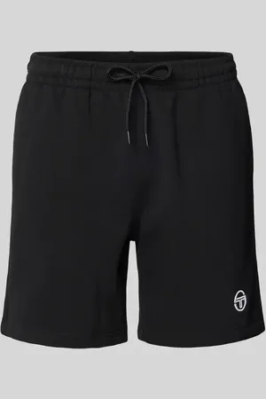 Sergio Tacchini Szorty z dzianiny dresowej o kroju regular fit z wyhaftowanym logo model ‘SIMBA’