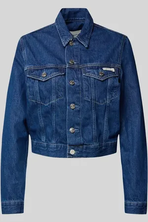 Calvin Klein Kurtka Trucker Jacket z naszywką z logo