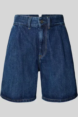 G-Star Szorty jeansowe o kroju relaxed fit z zakładkami w pasie model ‘Barrel Utility’