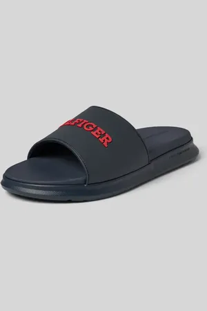 Tommy Hilfiger Klapki z wytłoczonym logo
