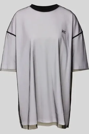 Karo Kauer T-shirt o kroju oversized z nadrukiem z logo