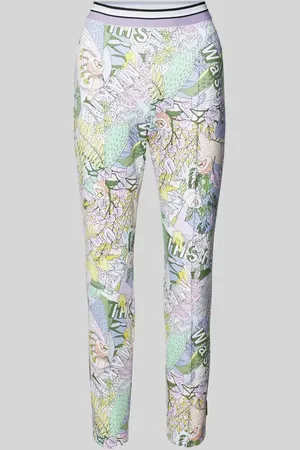 Marc Cain Spodnie materiałowe o kroju skinny fit z wszytym kantem