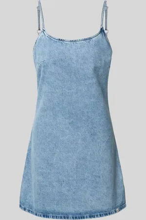 Calvin Klein Sukienka jeansowa z regulowanymi ramiączkami model ‘ICONIC’