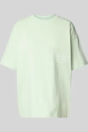 Another Cotton Lab T-shirt o kroju oversized z nadrukiem z logo model ‘Matcha’