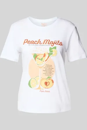Pepe Jeans T-shirt z nadrukiem z motywem i napisem model ‘VIOLA’