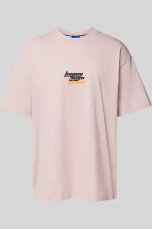Hugo Blue T-shirt z nadrukiem z logo model ‘Nerperi’