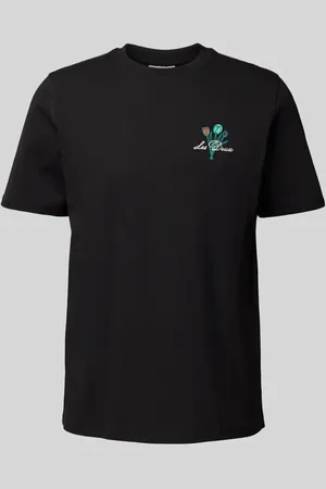 Les Deux T-shirt z wyhaftowanym logo model ‘Bruno’