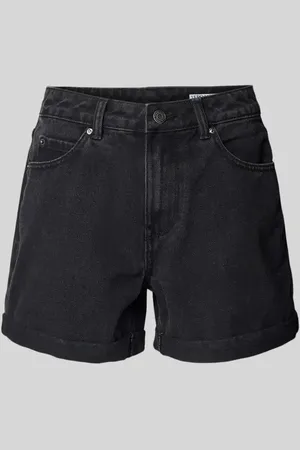 VERO MODA Szorty jeansowe o kroju relaxed fit z mieszanki bawełny model ‘ZURI’