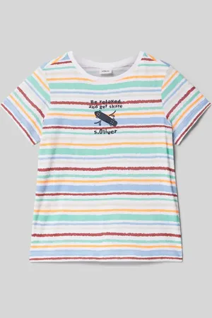 QS by s.Oliver T-shirt o kroju regular fit z czystej bawełny