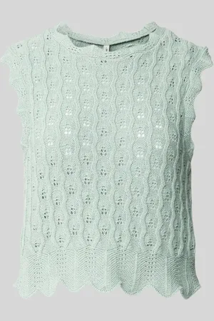 ONLY Top o kroju regular fit z dzianiny z mieszanki bawełny model ‘LUNA LIFE’
