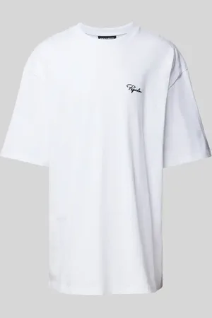 Pegador T-shirt o kroju oversized z wyhaftowanym logo