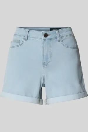 Noisy May Szorty jeansowe o kroju slim fit z 5 kieszeniami model ‘DEBBY’