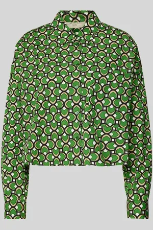 Max Mara Bluzka o kroju regular fit z kołnierzykiem koszulowym model ‘RAGTIME’