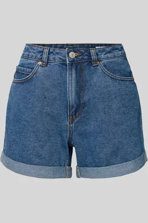VERO MODA Szorty jeansowe o kroju relaxed fit z mieszanki bawełny model ‘ZURI’