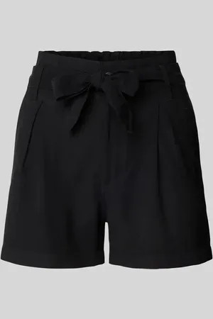 ONLY Szorty o kroju regular fit z wiązanym paskiem model ‘LARIS’